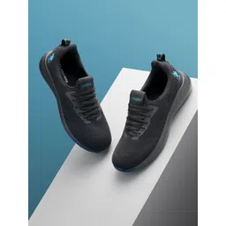 U.S. Polo Assn. Men Black Solid Walking Shoes