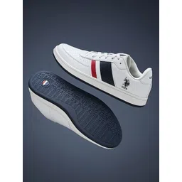 U.S. Polo Assn. Men Colourblocked Comfort Insole Lace-Ups Sneakers