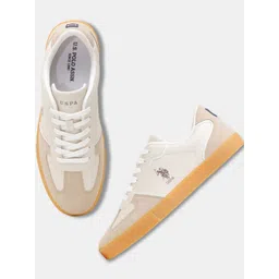 U.S. Polo Assn. Men Colourblocked PU Sneakers