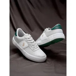 U.S. Polo Assn. Men Colourblocked PU Sneakers