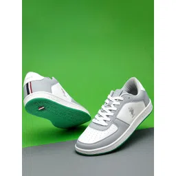 U.S. Polo Assn. Men Colourblocked Round Toe Sneakers