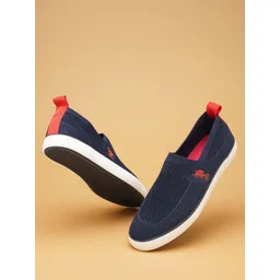 U.S. Polo Assn. Men Navy Blue OCTAVIA 2.0 Slip-On Sneakers