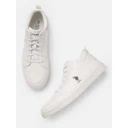 U.S. Polo Assn. Men Off White DOLFI 4.0 Sneakers