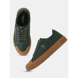 U.S. Polo Assn. Men Round Toe PU Sneakers