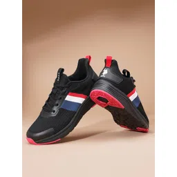 U.S. Polo Assn. Men Solid Textile Mullen 2.0 Walking Shoes With Striped Detail