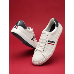 U.S. Polo Assn. Men White CAPRON 2.0 Sneakers
