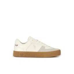 U.S. Polo Assn. Men's 2FD-PALFREY Cream Sneakers
