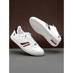 U.S. Polo Assn. Men's ALCO 2.0 Off White Casual Sneakers