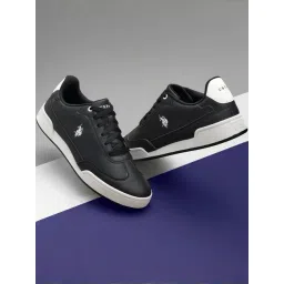 U.S. Polo Assn. Men's Black Casual Sneakers