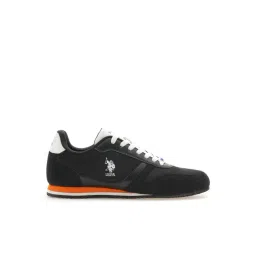 U.S. Polo Assn. Men's Black Casual Sneakers