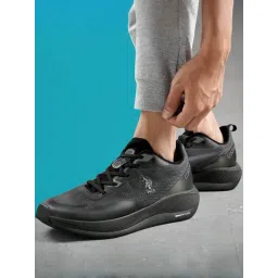 U.S. Polo Assn. Men's Black Running Shoes