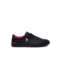U.S. Polo Assn. Men's BRITT Black Casual Sneakers