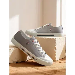 U.S. Polo Assn. Men's DREW 2.0 Grey Casual Sneakers