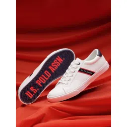 U.S. Polo Assn. Men's GAIMAN 6.0 Off White Casual Sneakers