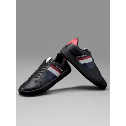 U.S. Polo Assn. Men's GLINTON 2.0 Core Black Casual Sneakers