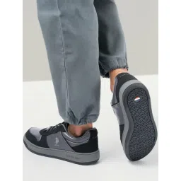 U.S. Polo Assn. Men's JAXON Black Casual Sneakers