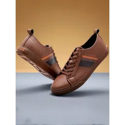 U.S. Polo Assn. Men's MARTINEZ 3.0 Brown Casual Sneakers