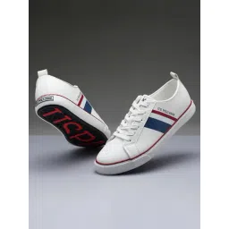 U.S. Polo Assn. Men's MARTINEZ 5.0 Off White Casual Sneakers