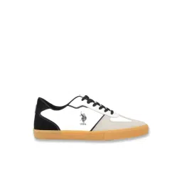 U.S. Polo Assn. Men's OBERON Off White Casual Sneakers