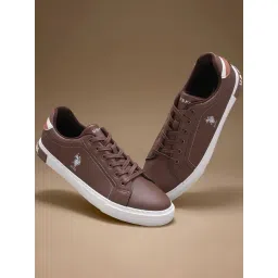U.S. Polo Assn. Men's ROJAS 4.0 Brown Sneakers