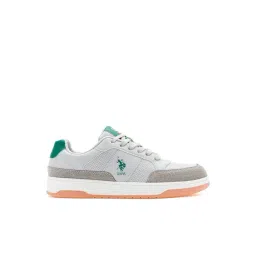 U.S. Polo Assn. Men's SIMON Grey & Green Sneakers