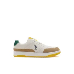 U.S. Polo Assn. Men's SIMON Off White Sneakers