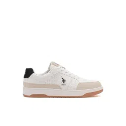 U.S. Polo Assn. Men's SIMON White Sneakers