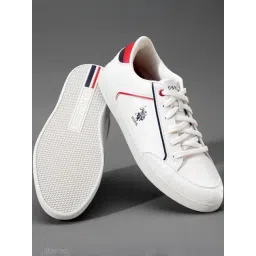 U.S. Polo Assn. Men's STANFORD 2.0 Off White Casual Sneakers