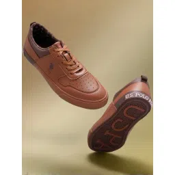 U.S. Polo Assn. Men's Tan Casual Sneakers