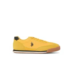 U.S. Polo Assn. Men's TREVIRI Yellow Casual Sneakers