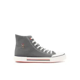 U.S. Polo Assn. Men's VLAIR 2.0 Grey Ankle High Sneakers
