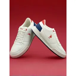 U.S. Polo Assn. Men's White Casual Sneakers