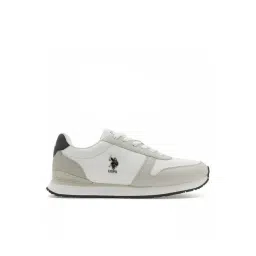 U.S. Polo Assn. Men's White Casual Sneakers