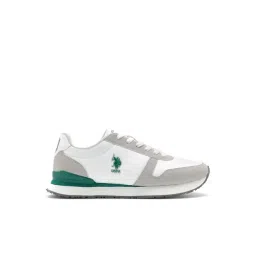 U.S. Polo Assn. Men's White Casual Sneakers