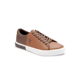U.S. Polo Assn. Panal Men PU Round Toe Lace Ups Sneakers