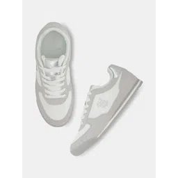 U.S. Polo Assn. Women Colourblocked PU Sneakers