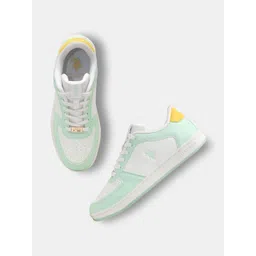 U.S. Polo Assn. Women Colourblocked PU Sneakers