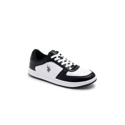 U.S. Polo Assn. Women Colourblocked Sneakers With Laser Cuts
