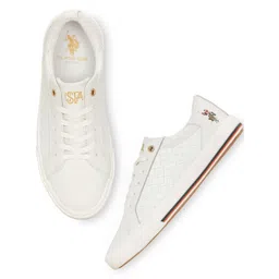 U.S. Polo Assn. Women Heidi 2.0 Textured PU Sneakers