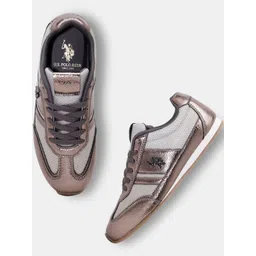 U.S. Polo Assn. Women Textured PU Sneakers