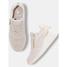 U.S. Polo Assn. Women Textured PU Sneakers