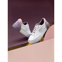 U.S. Polo Assn. Women Women Colourblocked PU Sneakers