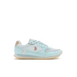 U.S. Polo Assn. Women's ALORA Light Blue Casual Sneakers