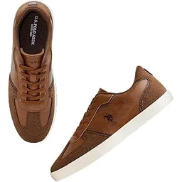 USPA | Oberon | Stylish Casual Sneaker Shoes for Man tan