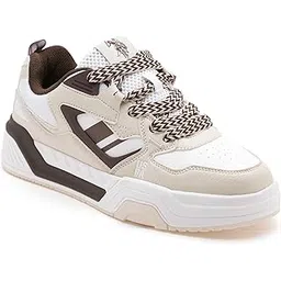 USPA|Damen|Cream Stylish Casual Sneaker Shoes for Man