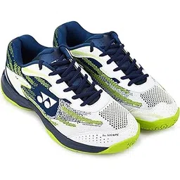 V200-i Badminton Shoes | Made in India | Ideal for Badminton,Squash,Table Tennis,Volleyball | Non-Marking Sole | TRU Cushion | Ergo Shape | Hexagrip |