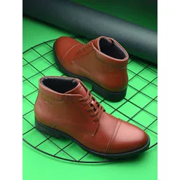 Valentino Men Casual Block-Heeled Regular Boots