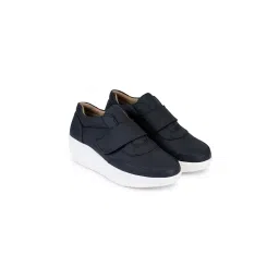 VALIOSAA Black Solid-Plain Sneakers