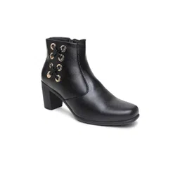 VALIOSAA Women Block-Heeled Regular Boots