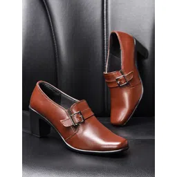 VALIOSAA Women Brown Solid Casual Boots